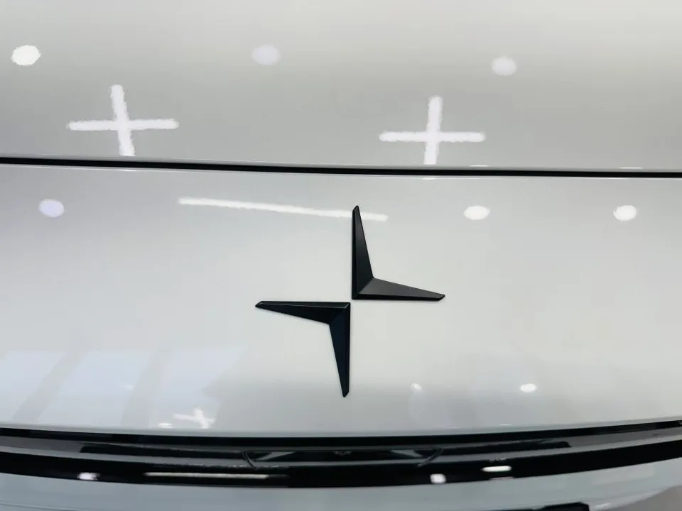Polestar 2のホイール・エンブレムラッピング事例 施工写真 3-3