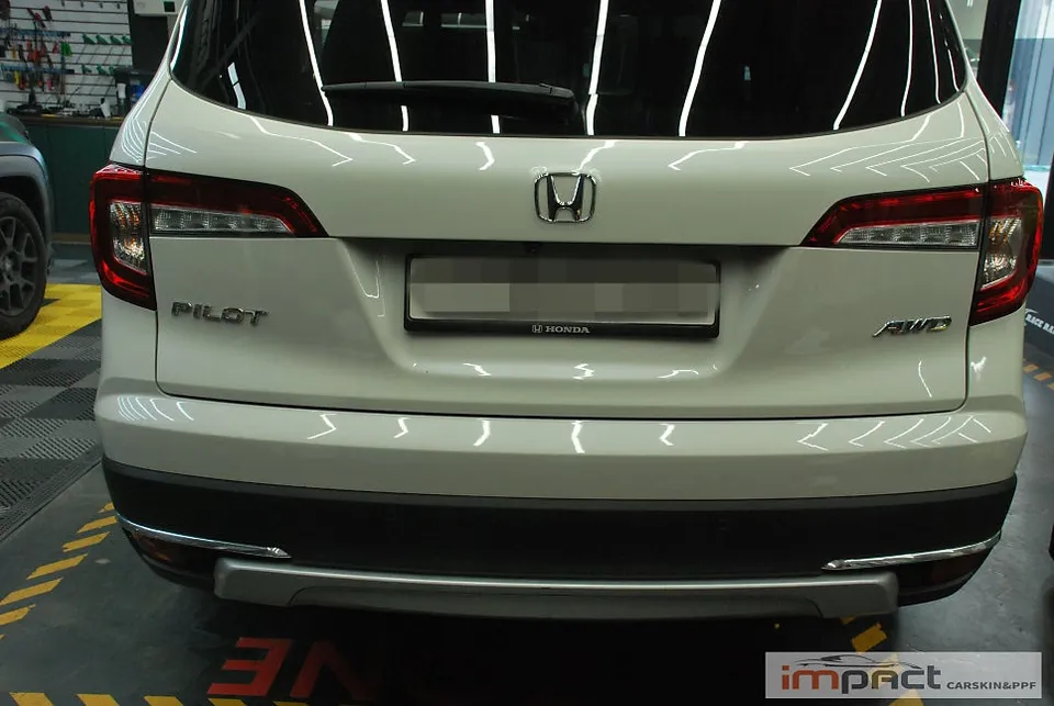 Honda Pilotのカーラッピング事例|費用目安・仕上がり 施工写真 3-1