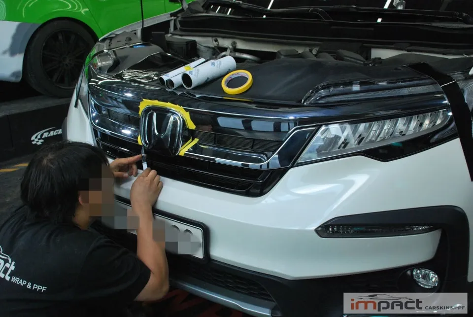 Honda Pilotのカーラッピング事例|費用目安・仕上がり 施工写真 3-2