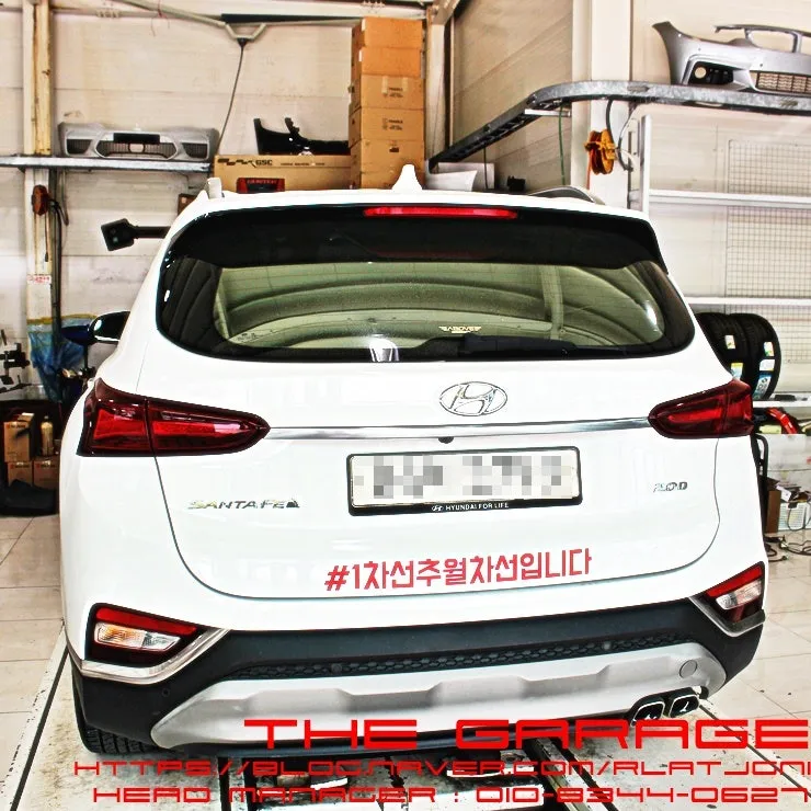 Hyundai Santa Feのカーオーディオ施工事例 施工写真 2-1