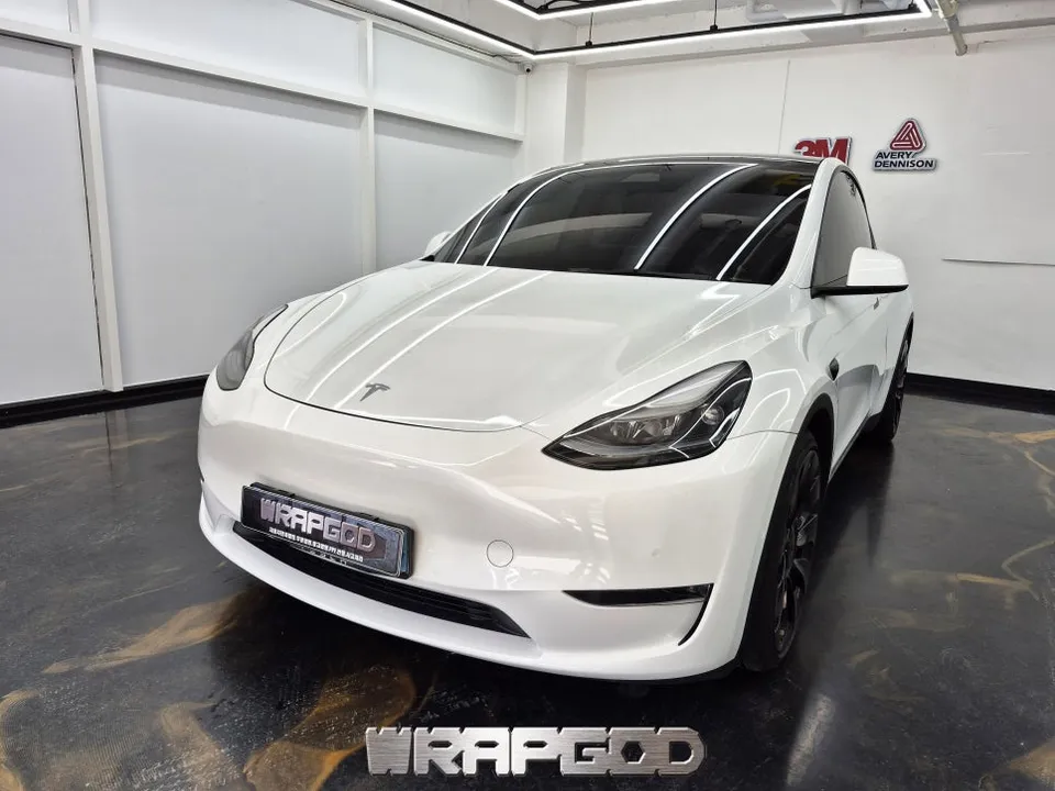 Tesla Teslaのカーラッピング事例|費用目安・仕上がり 施工写真 1-1
