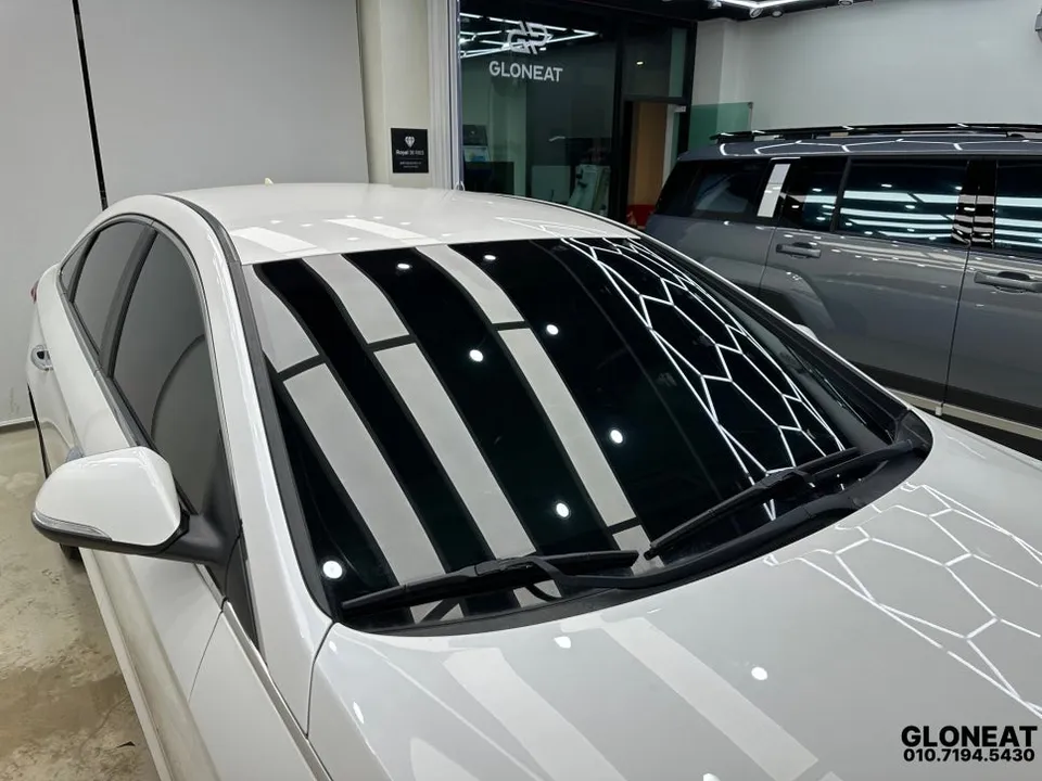 Hyundai Sonata LFのカーフィルム施工事例|費用目安・仕上がり 施工写真 2-2
