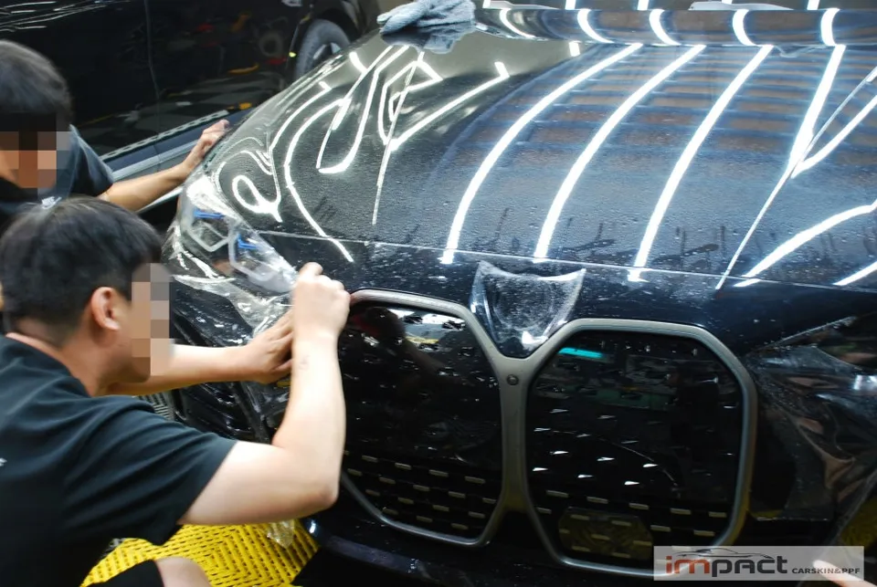 BMW i4 PPF施工事例|費用目安と仕上がり 施工写真 2-2