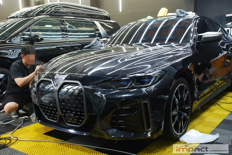 BMW i4 PPF施工事例|費用目安と仕上がり 施工写真 2-3