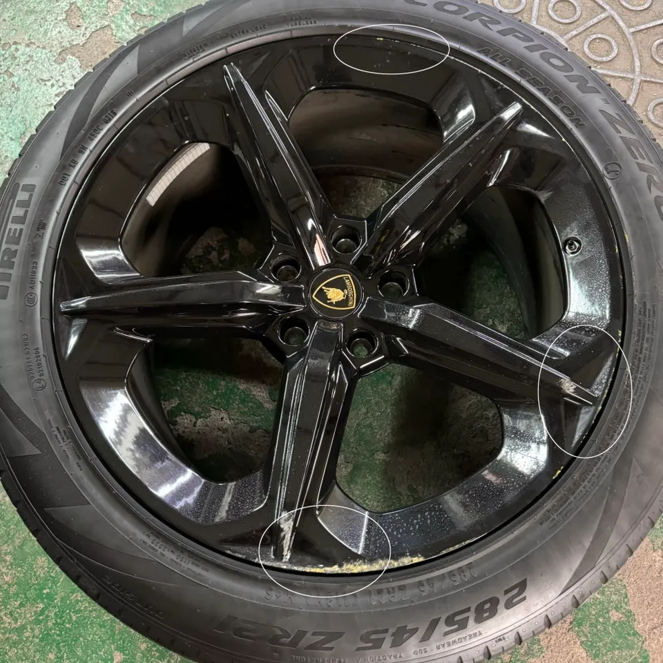 Lamborghini Urus wheel repair - Lamborghini Urus Wheel Repair & Painting Review photo 5