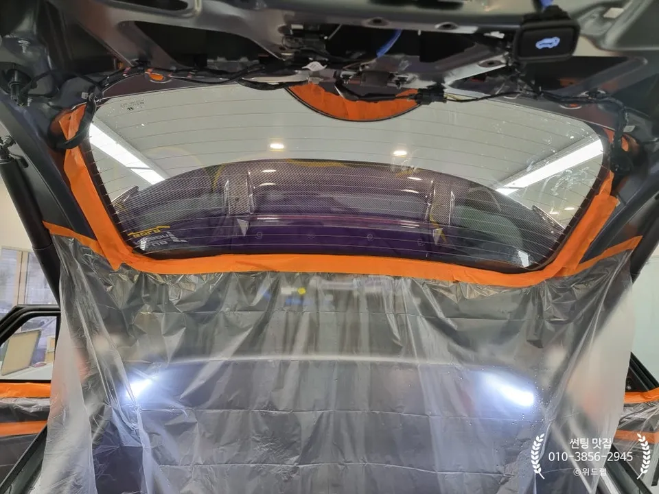 Hyundai Tucson NX4のカーフィルム再施工事例|費用目安・仕上がり 施工写真 1-2