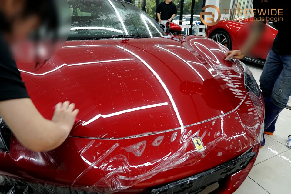 Ferrari 296 GTS PPF施工事例|韓国での実例紹介 施工写真 3-2