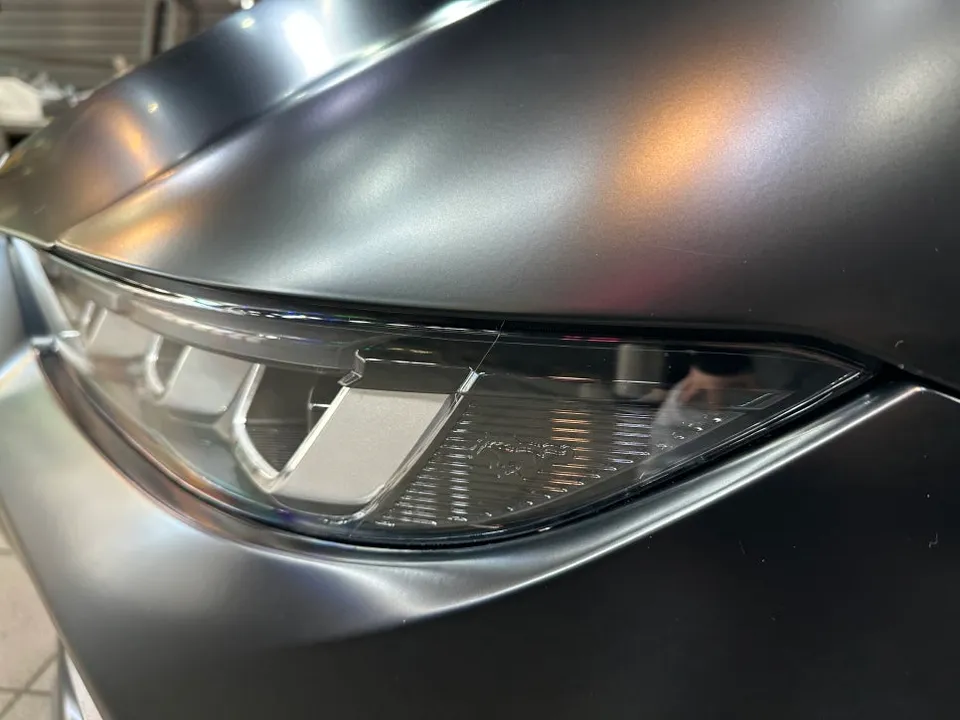 Ford Mustang PPF施工事例|無光フィルムで高級感アップ 施工写真 1-2