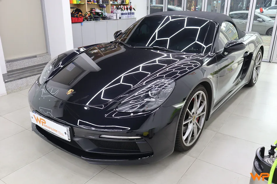Porsche 718 Boxster PPF施工事例|費用目安と仕上がり 施工写真 2-1