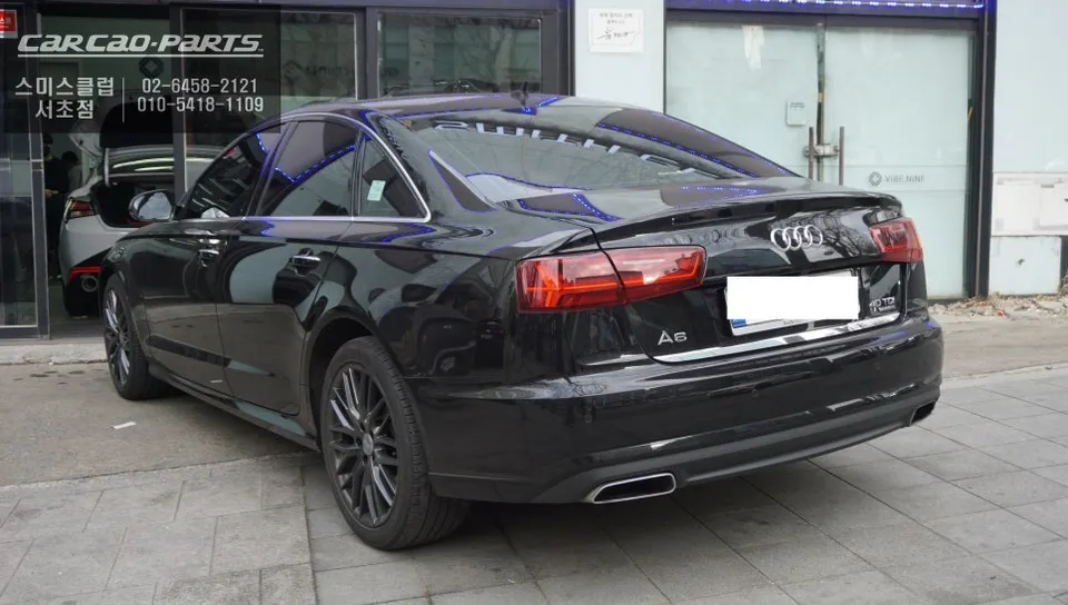 Audi A6 C7のAndroid Auto・CarPlay取付事例 施工写真 4-2