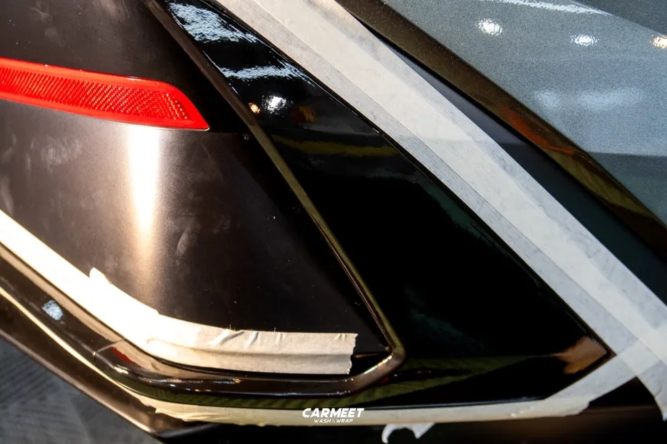 Hyundai Elantra CN7のカーラッピング事例|費用目安・仕上がり 施工写真 3-2