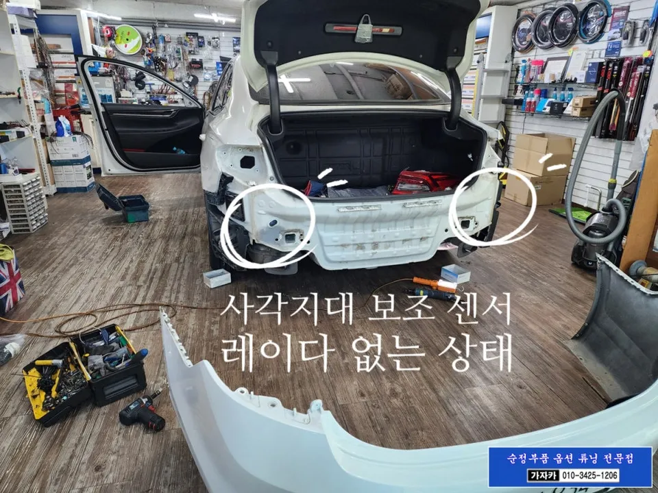 Hyundai Grandeur IGのガラスコーティング事例 施工写真 4-2