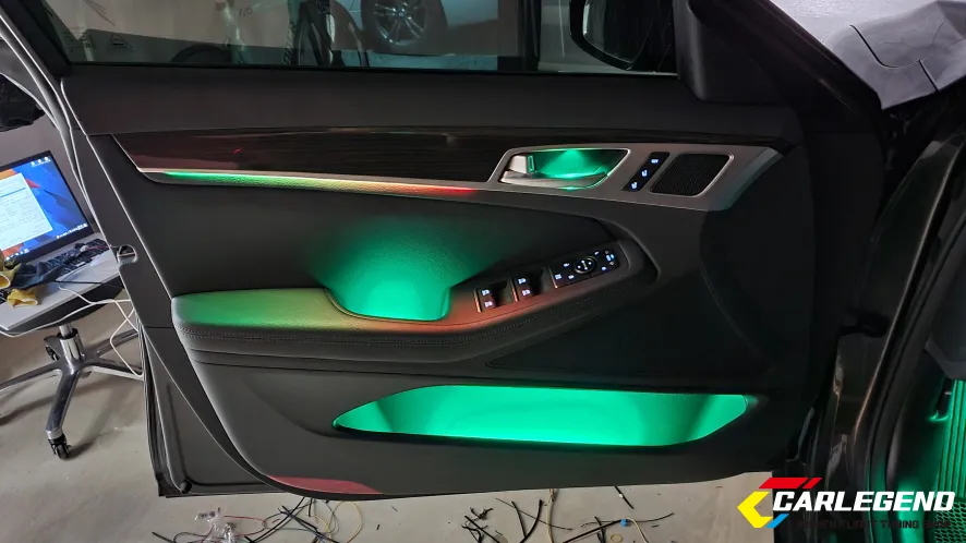 Genesis G80 DH ambient lighting - Genesis G80 Ambient Lighting Review — Seamless Integration photo 5