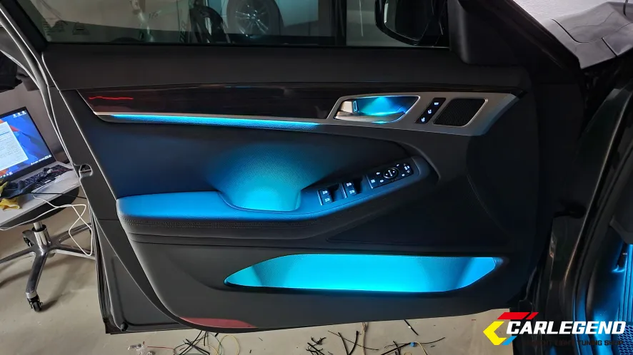 Genesis G80 DH ambient lighting - Genesis G80 Ambient Lighting Review — Seamless Integration photo 6