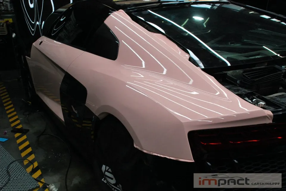 Audi R8のカラーPPF施工事例｜費用目安と仕上がり 施工写真 1-3