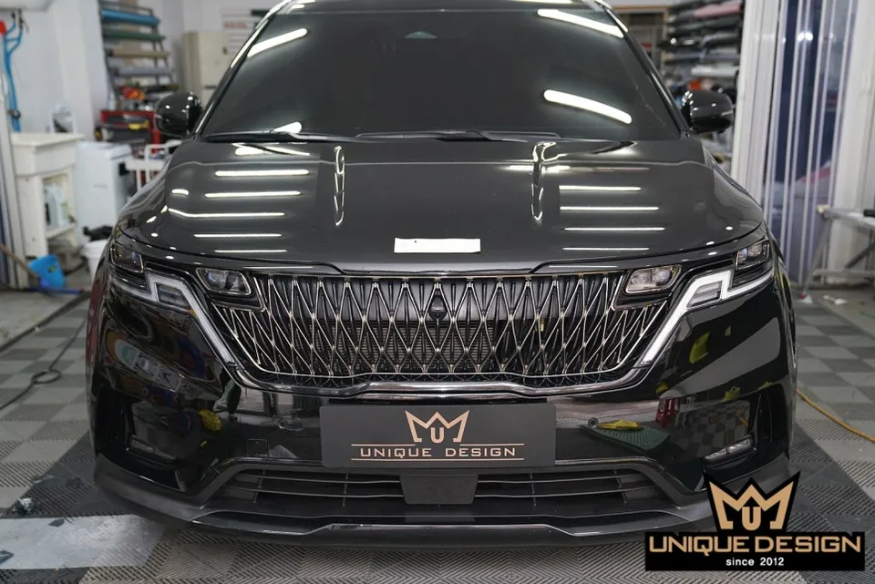 Kia Carnival PPF施工事例|ヘッドライト・テールランプ 施工写真 3-1