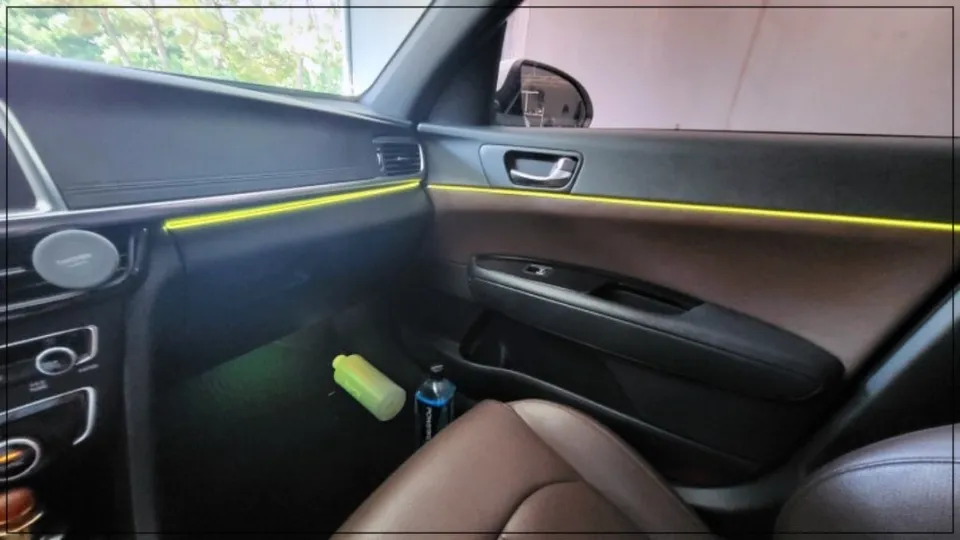 Kia K5 DL3 ambient lighting - Kia K5 DL3 Ambient Lighting Review — Affordable ₩400k Install photo 3
