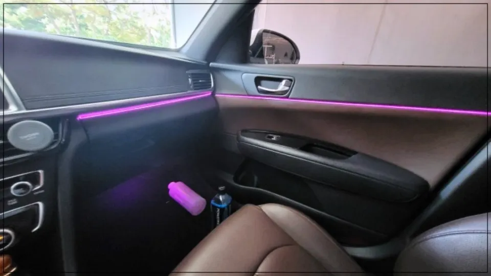 Kia K5 DL3 ambient lighting - Kia K5 DL3 Ambient Lighting Review — Affordable ₩400k Install photo 4