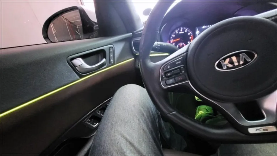 Kia K5 DL3 ambient lighting - Kia K5 DL3 Ambient Lighting Review — Affordable ₩400k Install photo 5