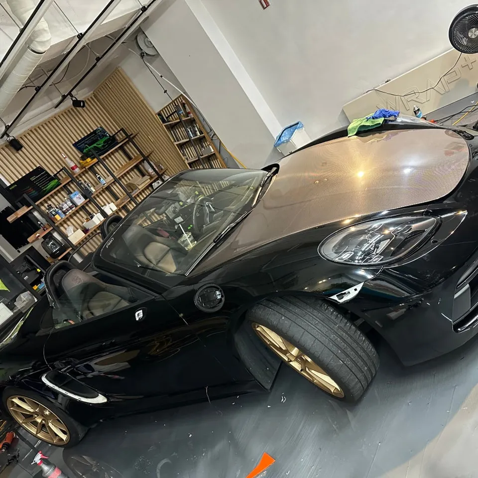 Porsche 718 PPF施工事例|カラーフィルムで個性をプラス 施工写真 2-2