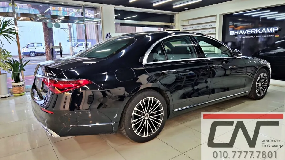 Mercedes-Benz S-Class W223 window tinting - Mercedes-Benz S-Class Window Tinting Review - Harckamp Royal Bond photo 3