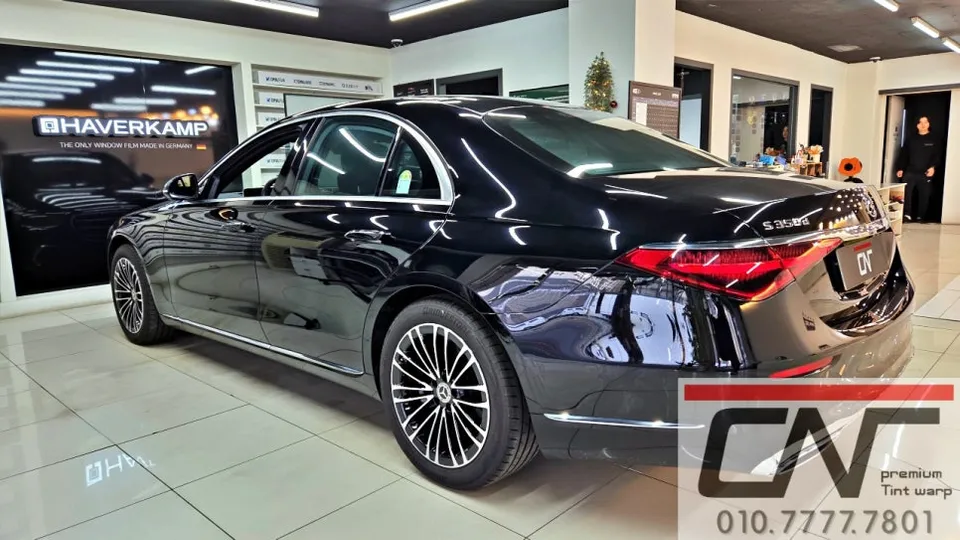 Mercedes-Benz S-Class W223 window tinting - Mercedes-Benz S-Class Window Tinting Review - Harckamp Royal Bond photo 4