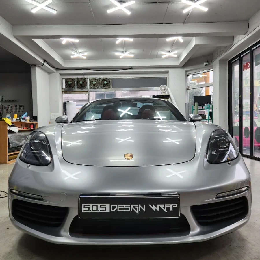 Porsche 718 Boxster vinyl wrap - Porsche 718 Boxster Vinyl Wrap Installation Review — Cost photo 6