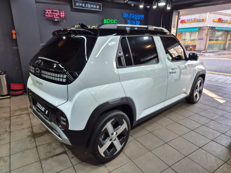 Hyundai Casperのカーラッピング事例｜費用目安・仕上がり 施工写真 2-3