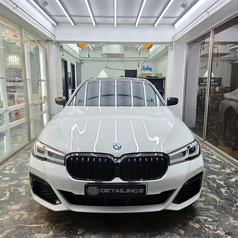 BMW 5 Series paint correction installation result