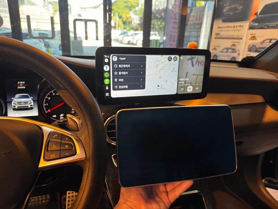Mercedes-Benz GLC X253 android system - Mercedes-Benz GLC Android Auto Head Unit Upgrade Review — 12.3-in photo 3
