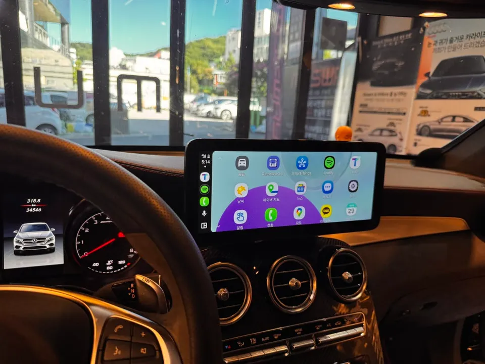 Mercedes-Benz GLC X253 android system - Mercedes-Benz GLC Android Auto Head Unit Upgrade Review — 12.3-in photo 4