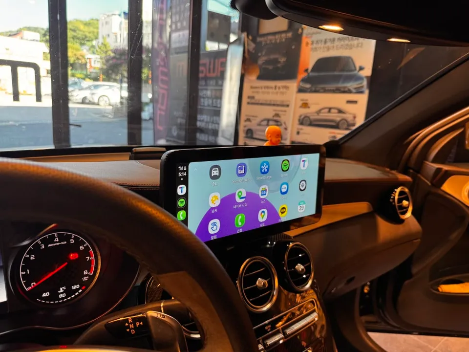 Mercedes-Benz GLC X253 android system - Mercedes-Benz GLC Android Auto Head Unit Upgrade Review — 12.3-in photo 5