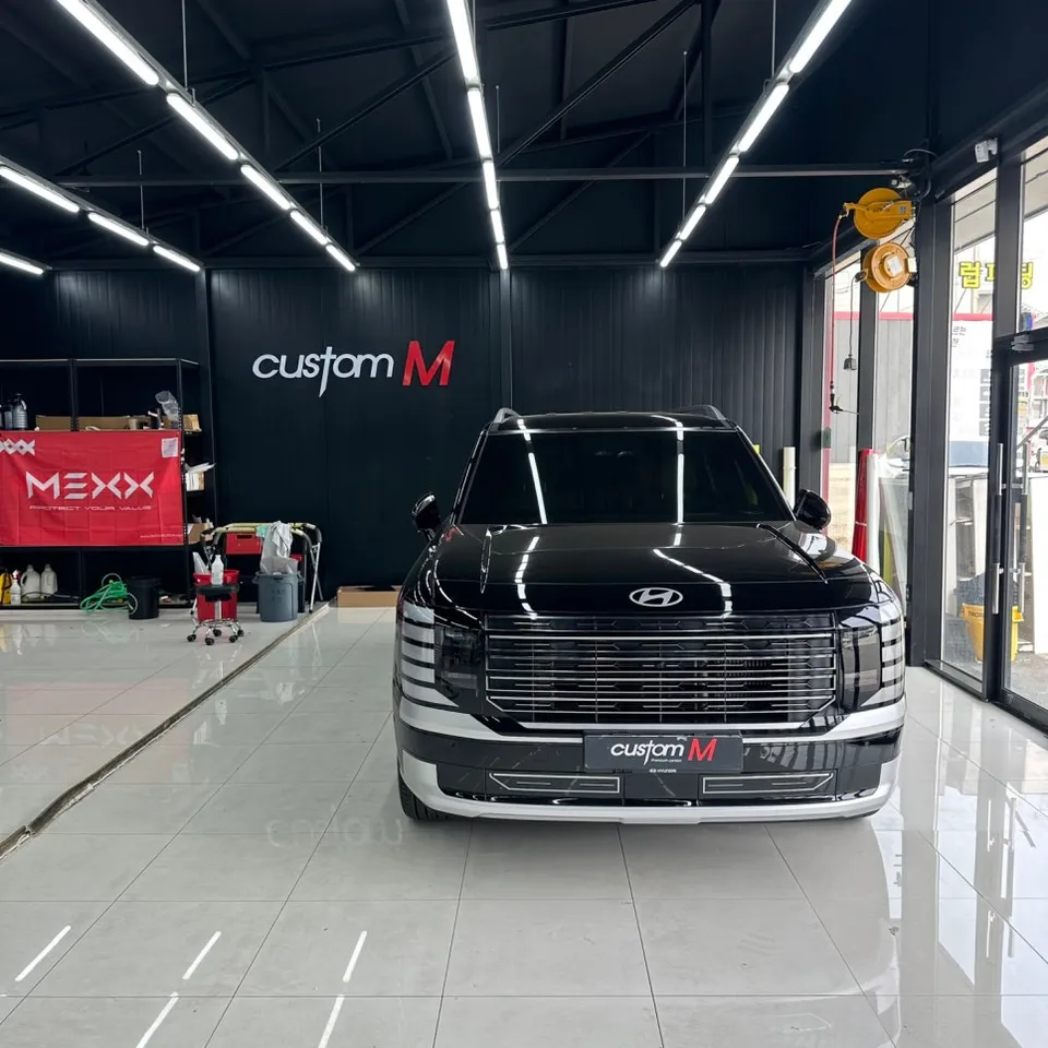 Hyundai Palisadeのカーラッピング事例｜クローム除去 写真