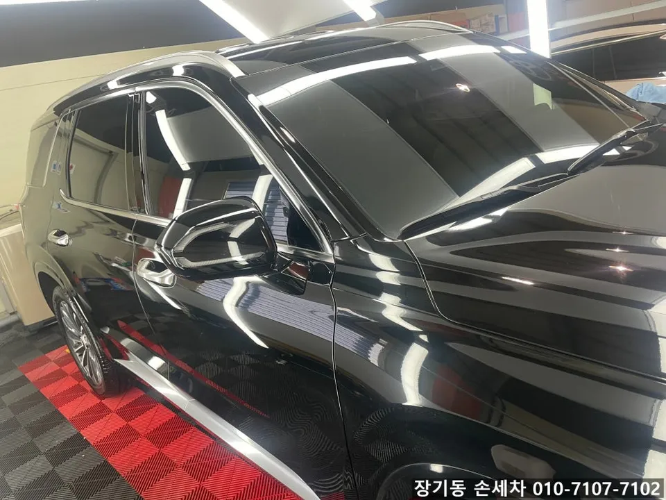 Hyundai Palisadeのガラスコーティング事例|費用目安・仕上がり 施工写真 3-3