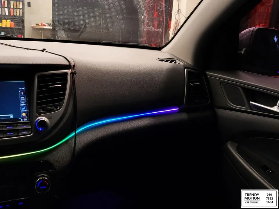 Hyundai Tucson TL ambient lighting - Hyundai Tucson TL Ambient Lighting Review: Cost & Results photo 4