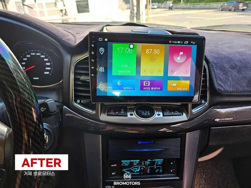 Chevrolet CaptivaのAndroid Auto・CarPlay取付事例 施工写真 1-2