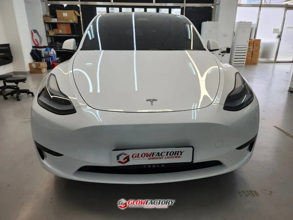 Tesla Model Y ambient lighting review