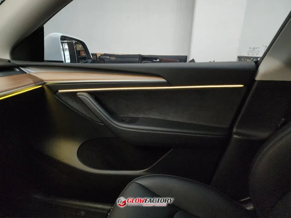 Tesla Model Y ambient lighting - Tesla Model Y Ambient Lighting Review: Stunning Acrylic Glow photo 3
