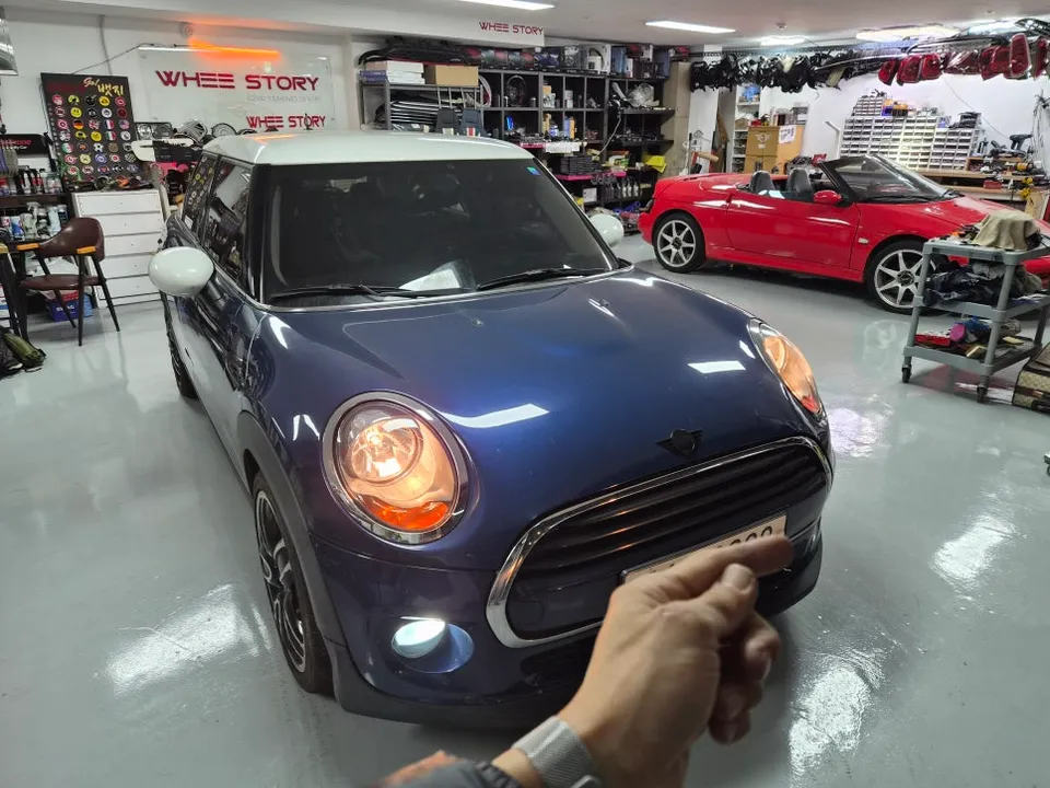 BMW MINI Cooper body repair installation result