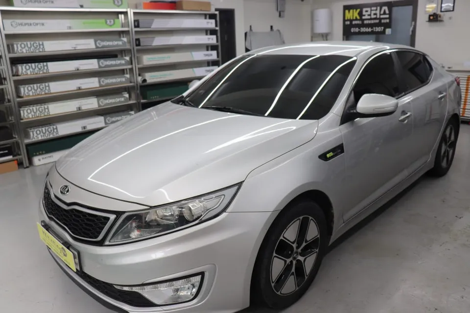 Kia K5のカーフィルム施工事例|断熱・プライバシー効果 施工写真 2-3