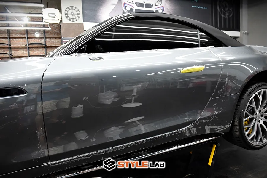 Mercedes-Benz SL63 AMG PPF施工事例｜費用目安・仕上がり 施工写真 2-3