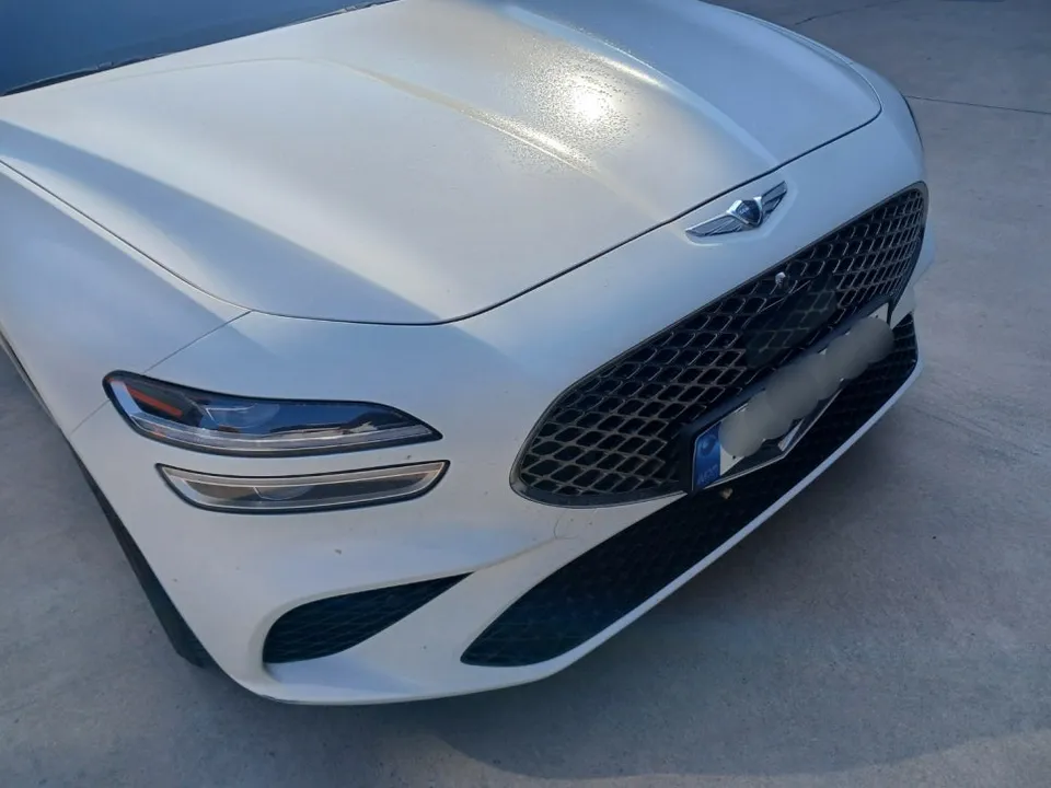 Genesis G70のホイールリペア・塗装事例 施工写真 2