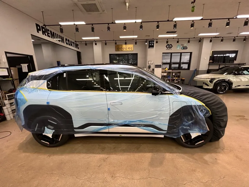 Kia EV3のカーフィルム施工事例|費用目安と仕上がり 施工写真 3-1