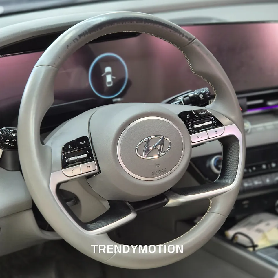 Hyundai Elantra CN7 steering wheel - Hyundai Elantra CN7 Steering Wheel Customization Review photo 2