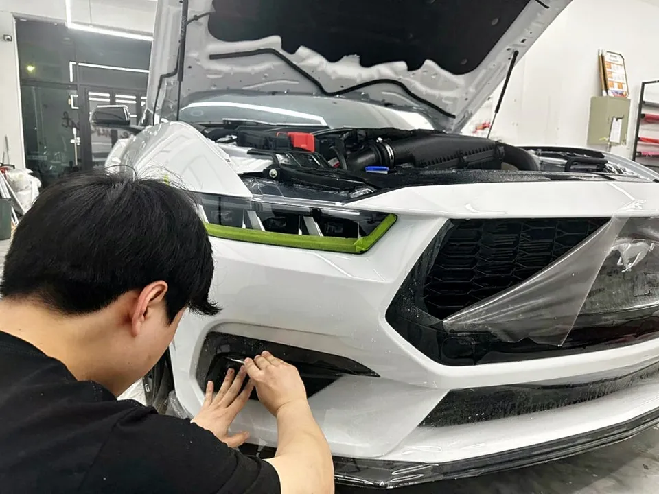 Ford Mustang 7th Gen PPF施工事例｜費用目安・仕上がり 施工写真 1-2