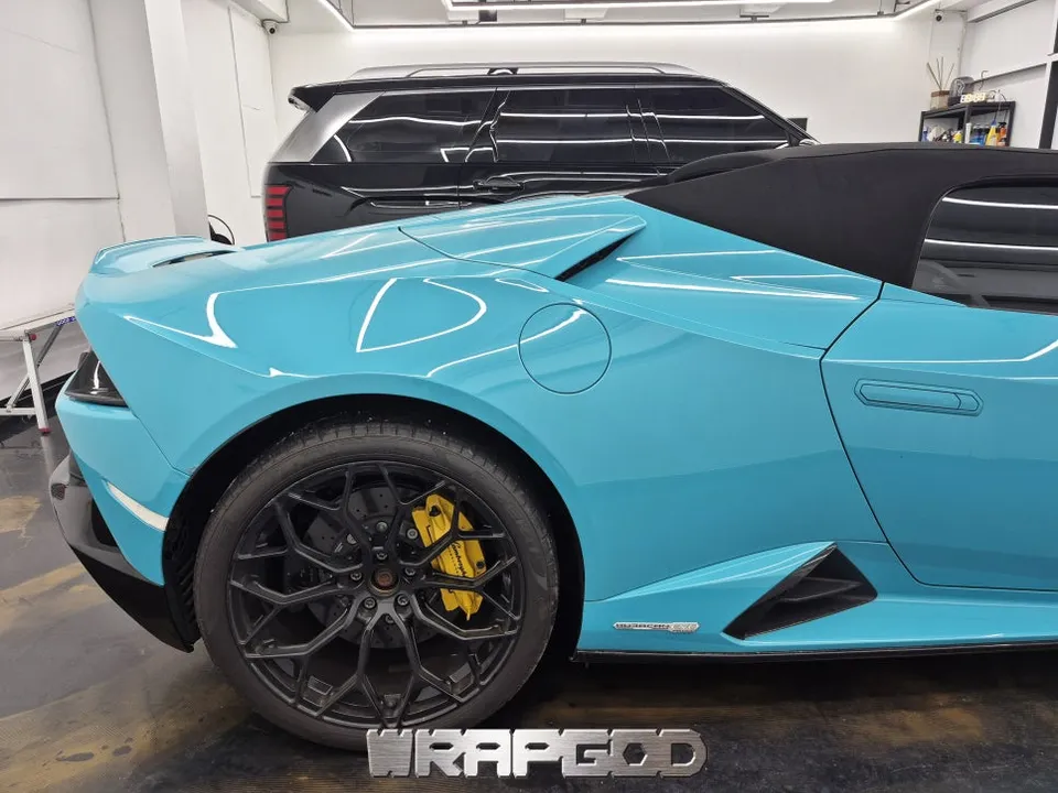 Lamborghini HuracánのPPF施工事例|ハイグロシ保護 施工写真 1-2