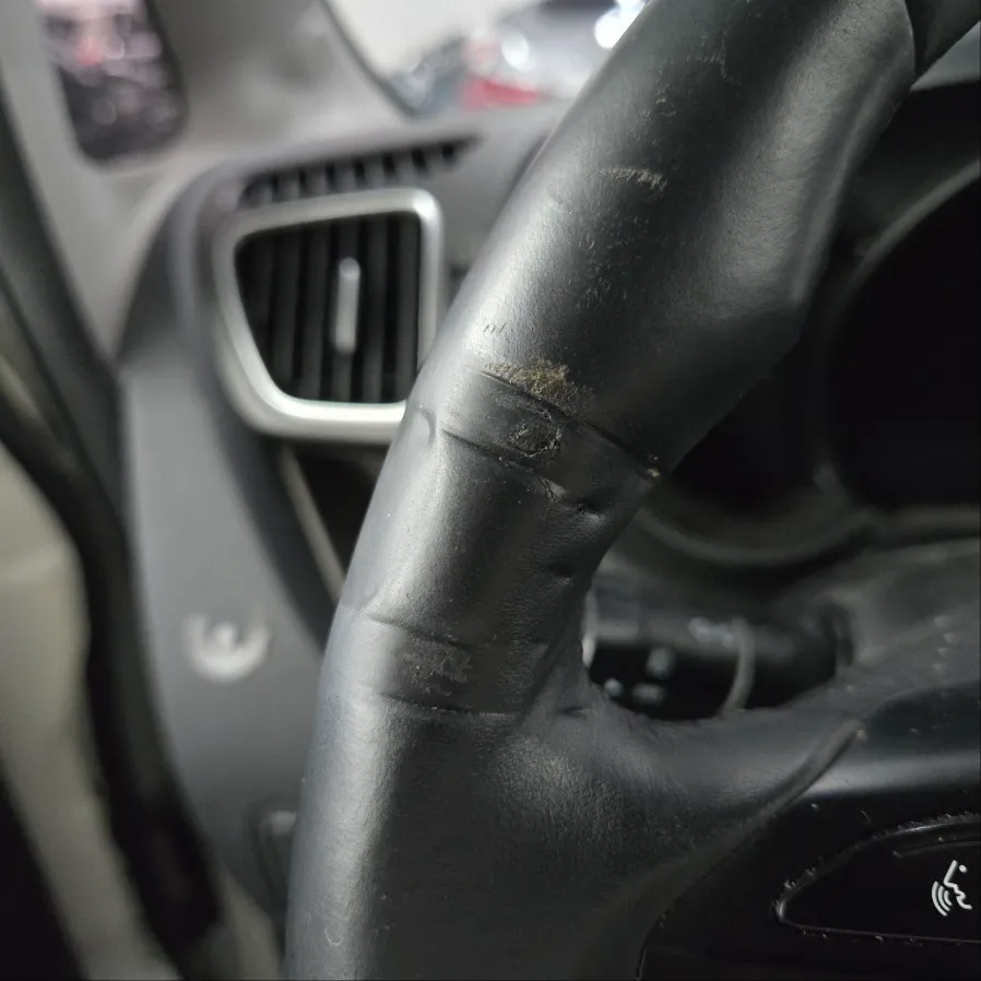 Kia Morning JA steering wheel - Kia Morning Steering Wheel Customization Review — Restored photo 4