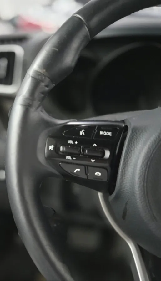 Kia Morning JA steering wheel - Kia Morning Steering Wheel Customization Review — Restored photo 6