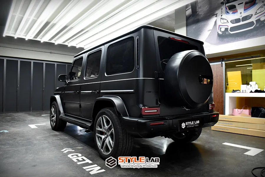 Mercedes-Benz G63 AMGのPPF施工事例｜費用目安・仕上がり 施工写真 1-3