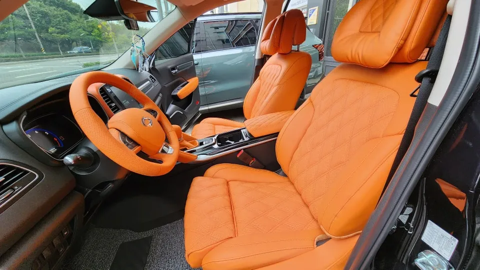 Renault QM6 Interior Customization Review — Hermes Orange Upgrade After